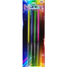 Neon sparklers 40cm. /8ks/