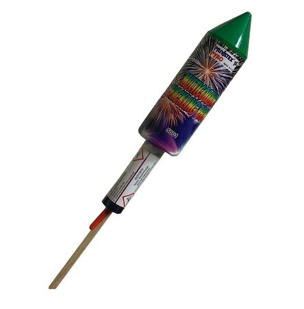 Raketa multicolor cracling peony /1ks/
